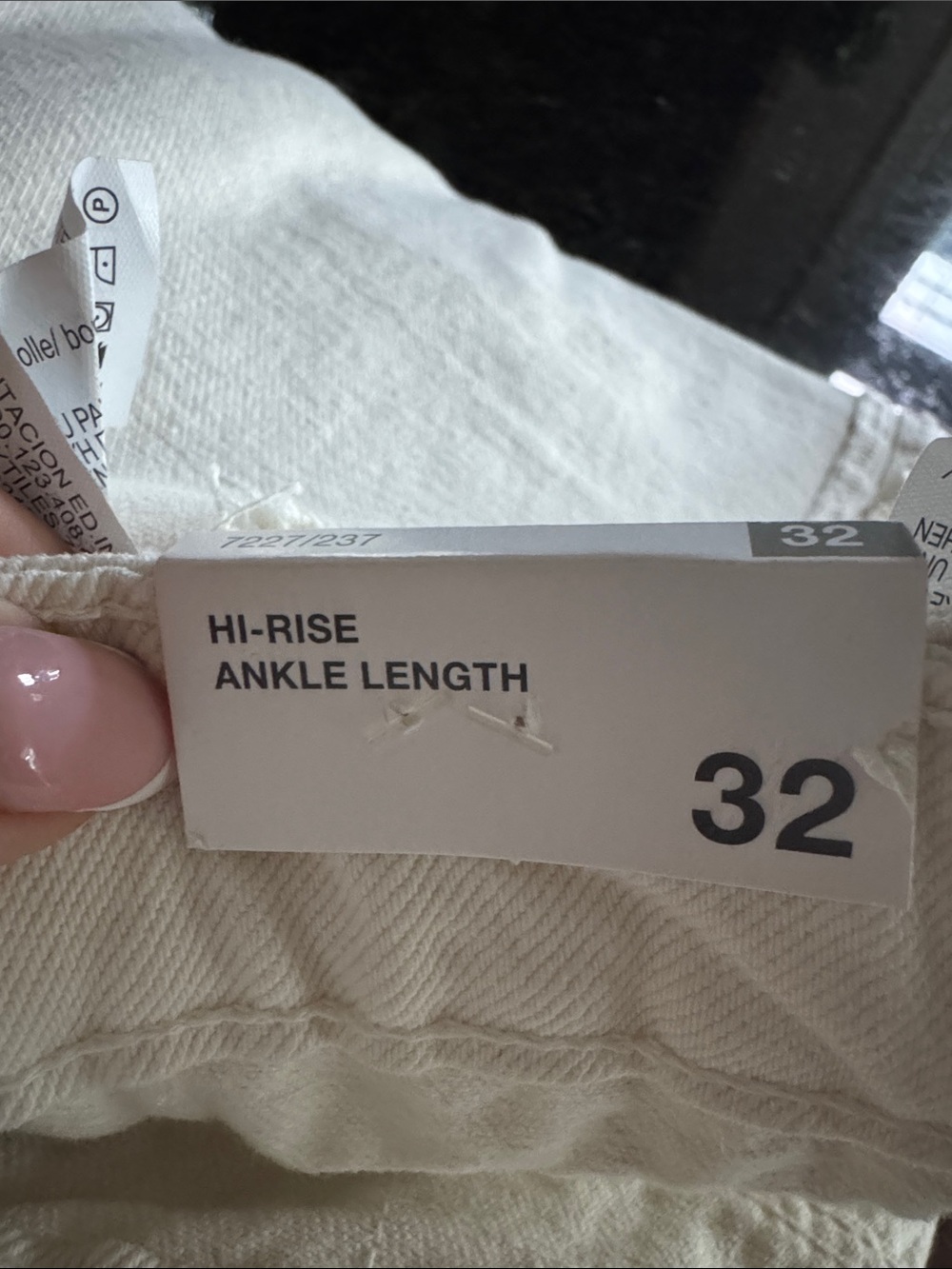 Zara High Rise Straight Leg Jeans - Picture 8 of 8